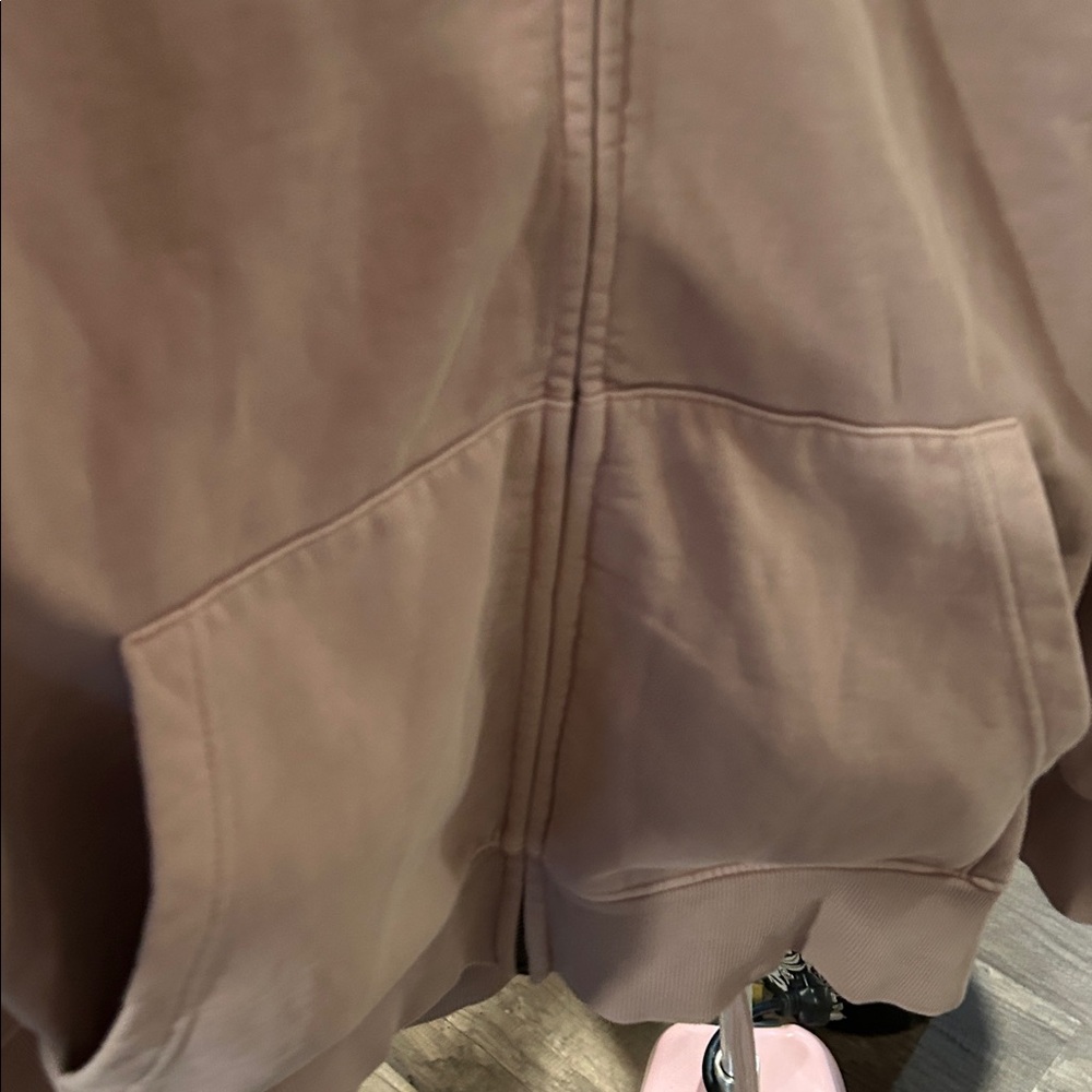 NWT SKIMS Oversized Fleece Hoodie Color Light Fawn - Picture 11 of 12